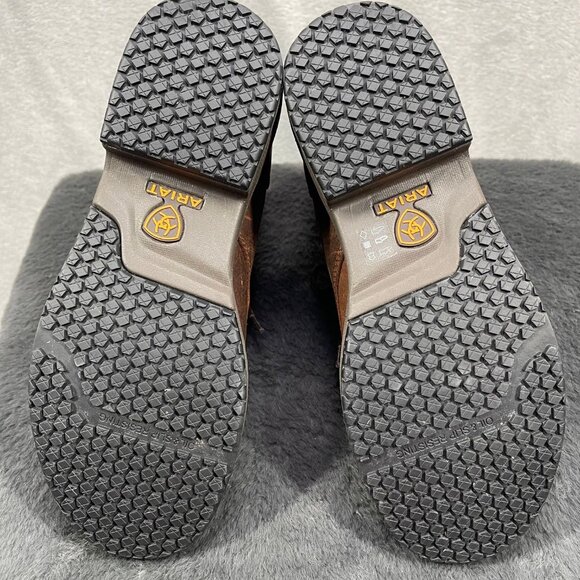 Ariat‎ Work Mid Lace SD Composite Toe Brown Leather Work Boots Size 8 B Womens - Picture 8 of 9